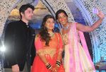 Vicky Soor with Manali Jagtap and Mugdha Godse at Designer Manali Jagtap Engagement in JW Marriott on 6th Sept 2014